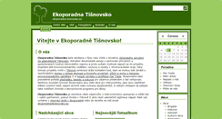 Desktop Screenshot of ekoporadna.tisnovsko.eu